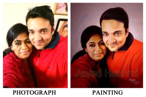 Transform Your Wall With Beautiful Portrait Painting From Photo at Lowest Price