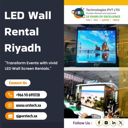 What are the Benefits of LED Wall Rental in Riyadh?