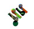 Silicone Pipe with Lid: Available in Assorted Colors