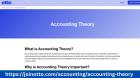 Understanding Accounting Theory: Key Concepts and Principles