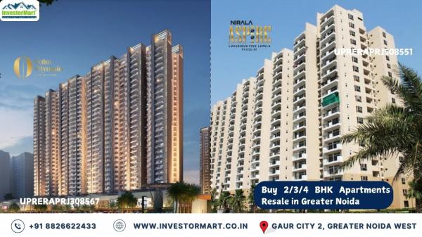 2/3/4 BHK Apartments Resale in Greater Noida West