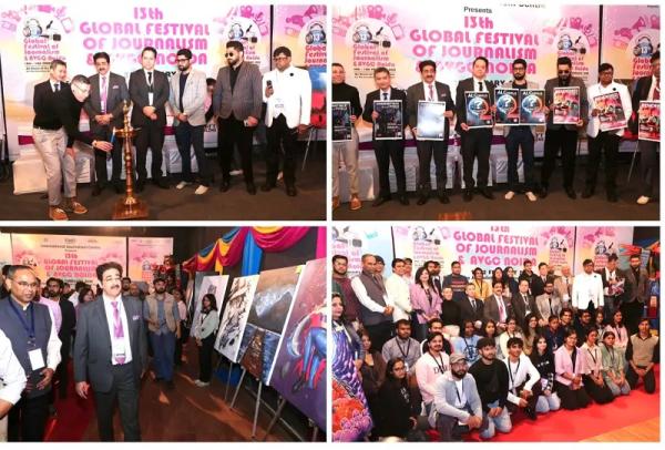 AAFT School of Animation Showcases Creative Excellence at 13th Global Festival of Journalism & AVGC Noida 2025