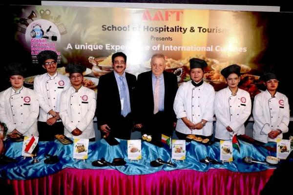 AAFT Showcases the Rich Culinary Heritage of Palestine and Iraq at the 13th GFJN & AVGC Noida 2025