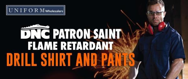 All you need to buy DNC patron saint flame retardant drill shirt and pants