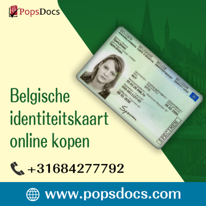 Bestel Belgische identiteitskaart online bij Pops Docs