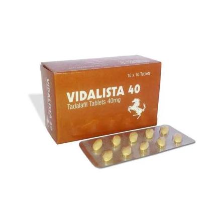 Buy Vidalista 40 Pill | ED Safe + Precaution