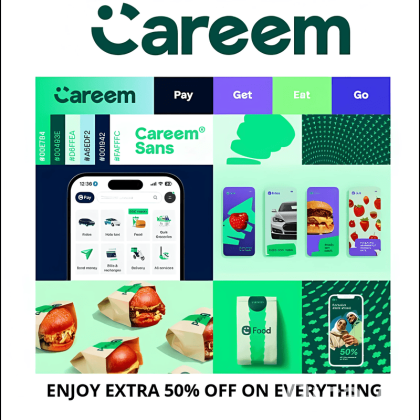 Careem Coupon Code! Extra 50% Off or Up to AED 20 Off on Everything