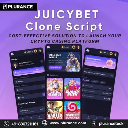 Dominate the Crypto Casino Industry with Plurance’s JuicyBet Clone