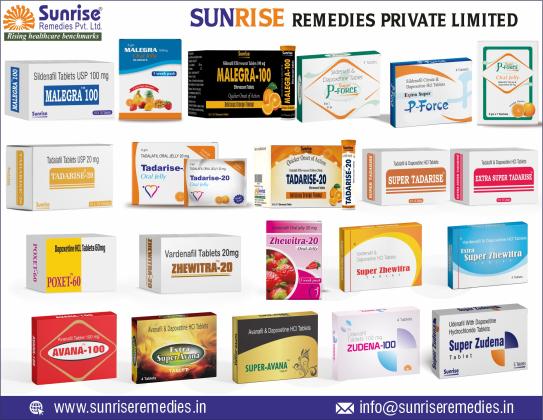 ED Products | PE Products | Medicine exporter Company at Sunrise Remedies