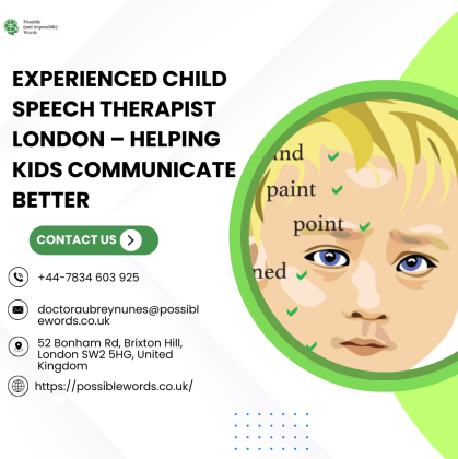 Experienced Child Speech Therapist London – Helping Kids Communicate Better