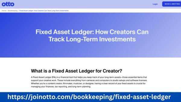Fixed Assets Ledger Software: Simplify Asset Tracking