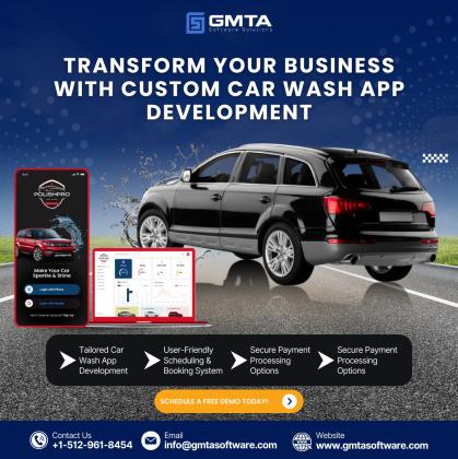 Get Feature-Rich Car Wash App Development Services with GMTA Software
