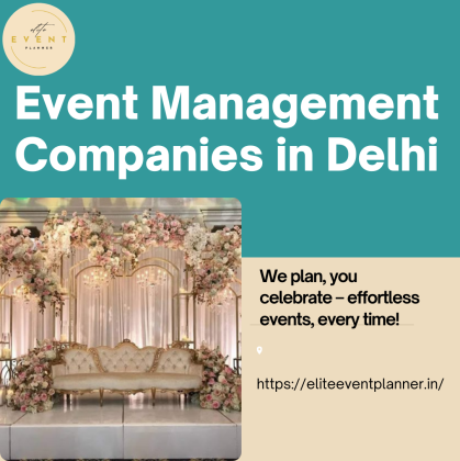Get the Best Event Management Services in Delhi for Any Event