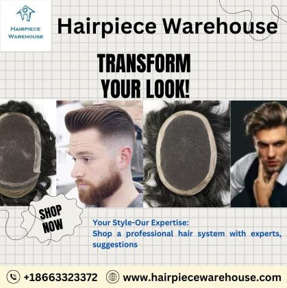 Get the Best Men's Hair Systems at Hairpiece Warehouse – Natural & Affordable