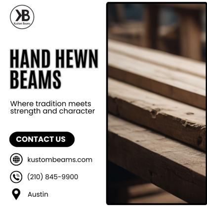 Hand Hewn Beams in Austin