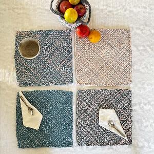 Handcrafted Square Woven Placemats – A Project1000 Exclusive