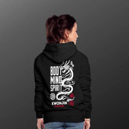 KWONJIN Taekwondo Hoodie – Body, Mind & Spirit