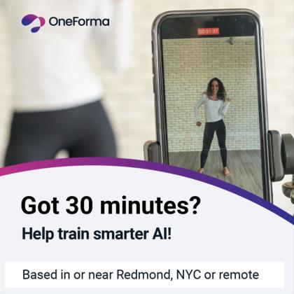OneForma | Onsite Video Collection