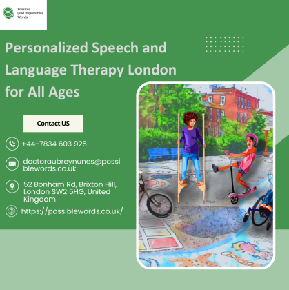 Personalized Speech and Language Therapy London for All Ages