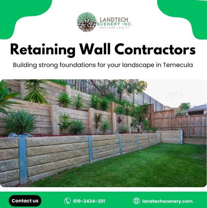 Retaining Wall Contractors in Temecula