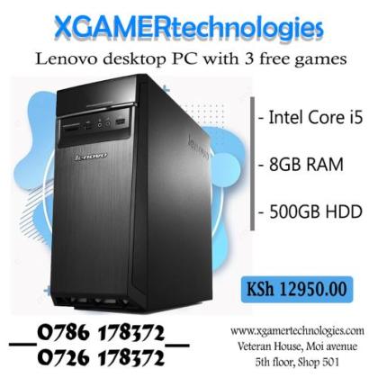Revamped core i5 Lenovo computer with free games bonus