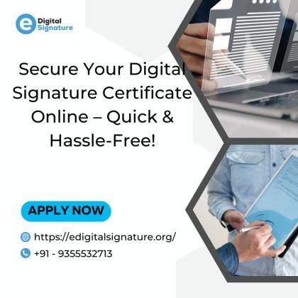 Secure Your Digital Signature Certificate Online – Quick & Hassle-Free!