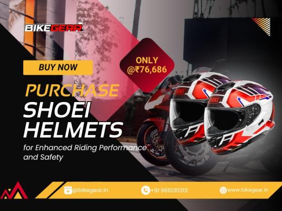 Shop Now Shoei Helmets for Ultimate Safety & Style in India