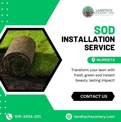 Sod Installation Service in Murrieta