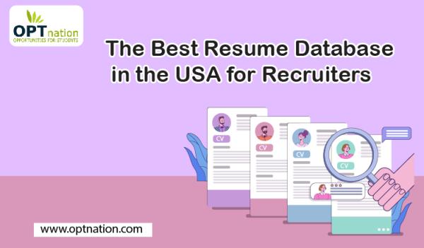 The Best Resume Database in the USA for Recruiters