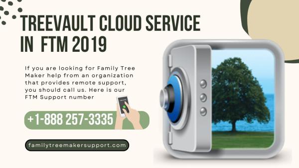 TreeVault Cloud Service In Family Tree Maker 2019
