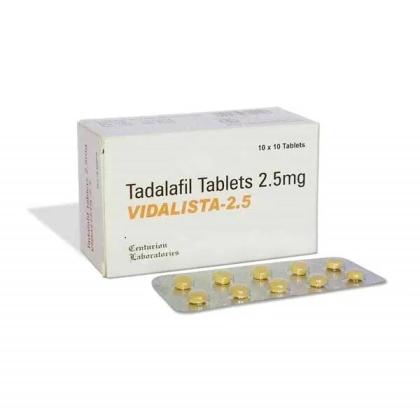 Vidalista 2.5 | Vardenafil Tablet:  Uses | Side Effects