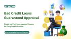 Fast & Secure Bad Credit Loans Guaranteed Approval