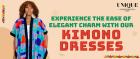Get our Kimono dresses that helps to experience the ease of elegant charm
