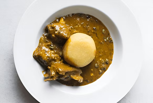 African Soup with Fufu