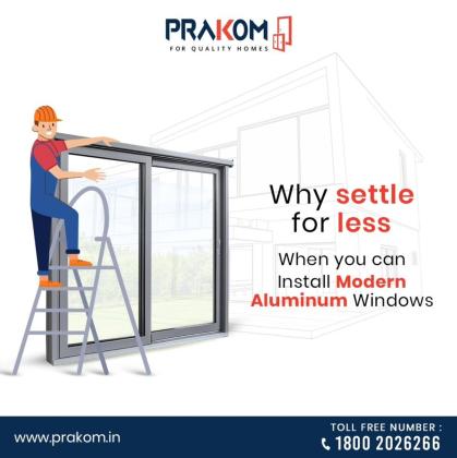 Aluminium Windows in Hyderabad | Prakom