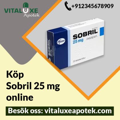 Beställ Sobril 25mg online från VitaluxeApotek:
