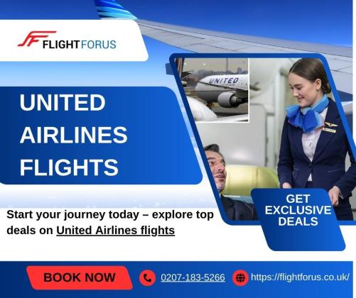 Book United Airlines Flights at the Lowest Prices – FlightForUs Deals