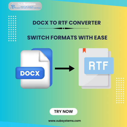 Buy DOCX - RTF Converter a Remarkable Format Converter Tool