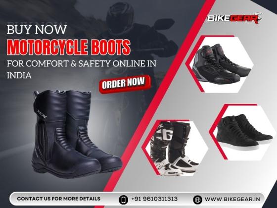 Buy Now Motorcycle Boots for Comfort & Safety online in India