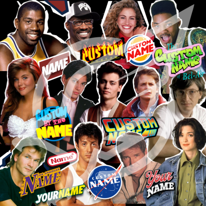 Create Your Custom Logo with Your Name, Inspired by Iconic Brands!