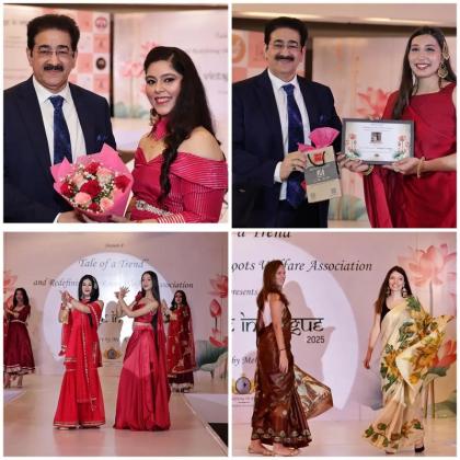 Dr. Sandeep Marwah Inaugurates Cultural Fashion Extravaganza by Mehak Gulati at Radisson Blu