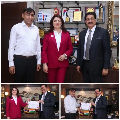 ICMEI Welcomes Armenian Delegation at Marwah Studios to Strengthen Bilateral Cultural Ties