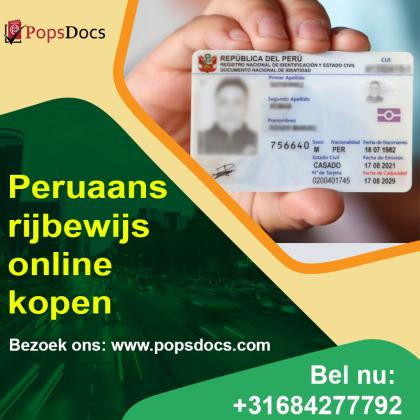 Kop Peruaans rijbewijs online:
