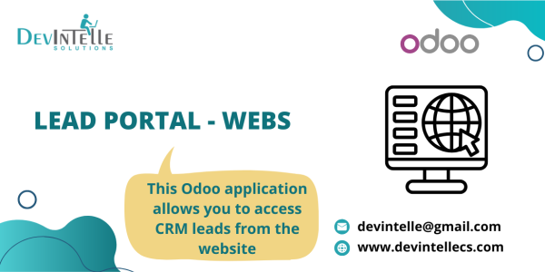 Lead Portal - Website in Odoo App