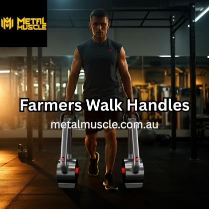 Metal Muscle Athletics - Farmers Walk Handles for Maximum Muscle Gains