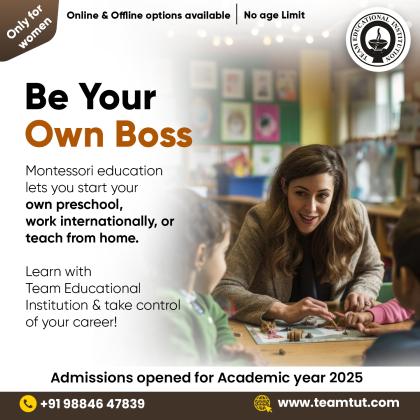 Montessori Online Training Course - Online Montessori Training Course