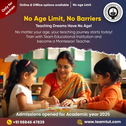 Montessori Training Institute In Chennai | Montessori Training