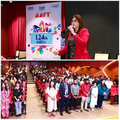 Motivational Workshop by Renowned Writer Vandana Vadera Held at AAFT