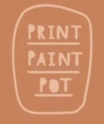 Print Paint Pot - Pottery Class Sydney