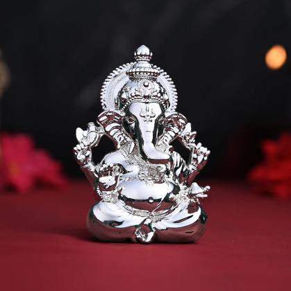 Shop Silver Ganesh Idol | Silver Ganesh Murti – theartarium